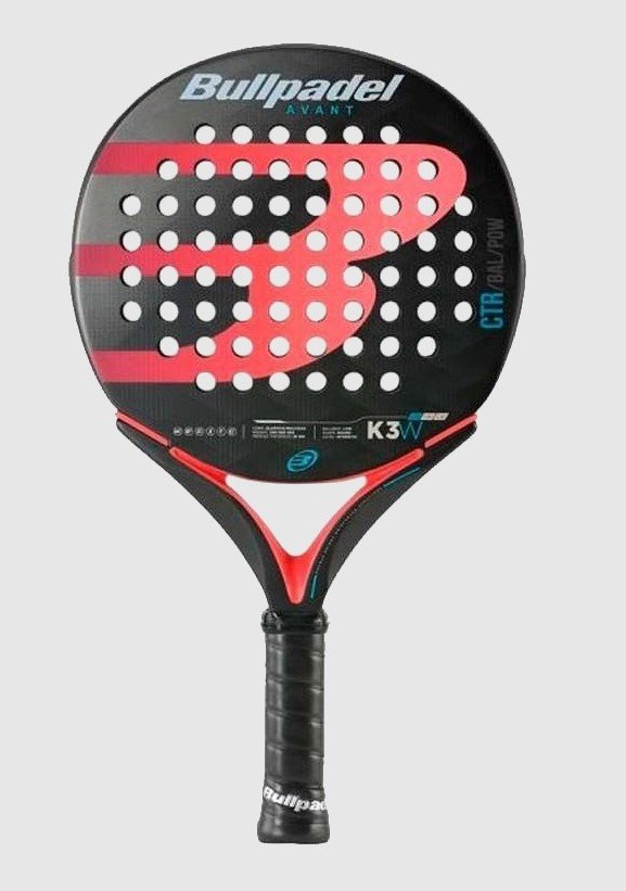 Det rundformade och lätta racket Bullpadel K3 Woman Avant 2021. Prisvärt och bra rack.