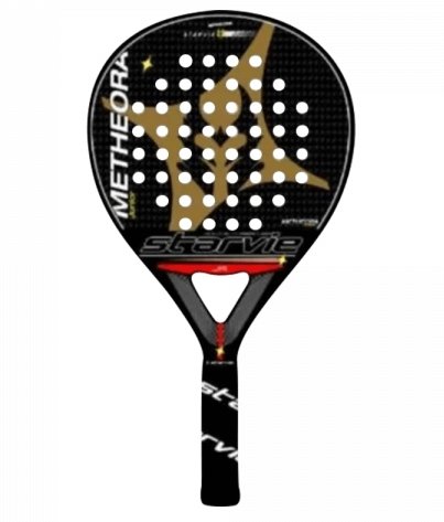 StarVie Metheora Junior 2021 är ett padelracket för barn och junior med fina kontrollegenskaper. Dessutom en struktur på ytan för extra spinn i bollen.