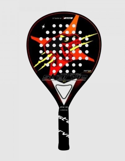 Ett häftigt padelracket med dinosaurien Raptor på framsidan. Ett lättspelat rack för barn och junior.