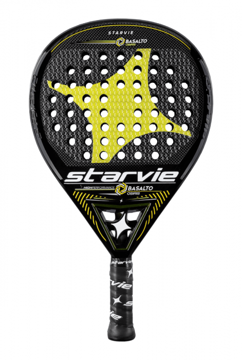 Starvie Basalto Osiris 2021 är ett droppformat padelracket med medelhög balans för den som söker ett racket med kontroll och komfort