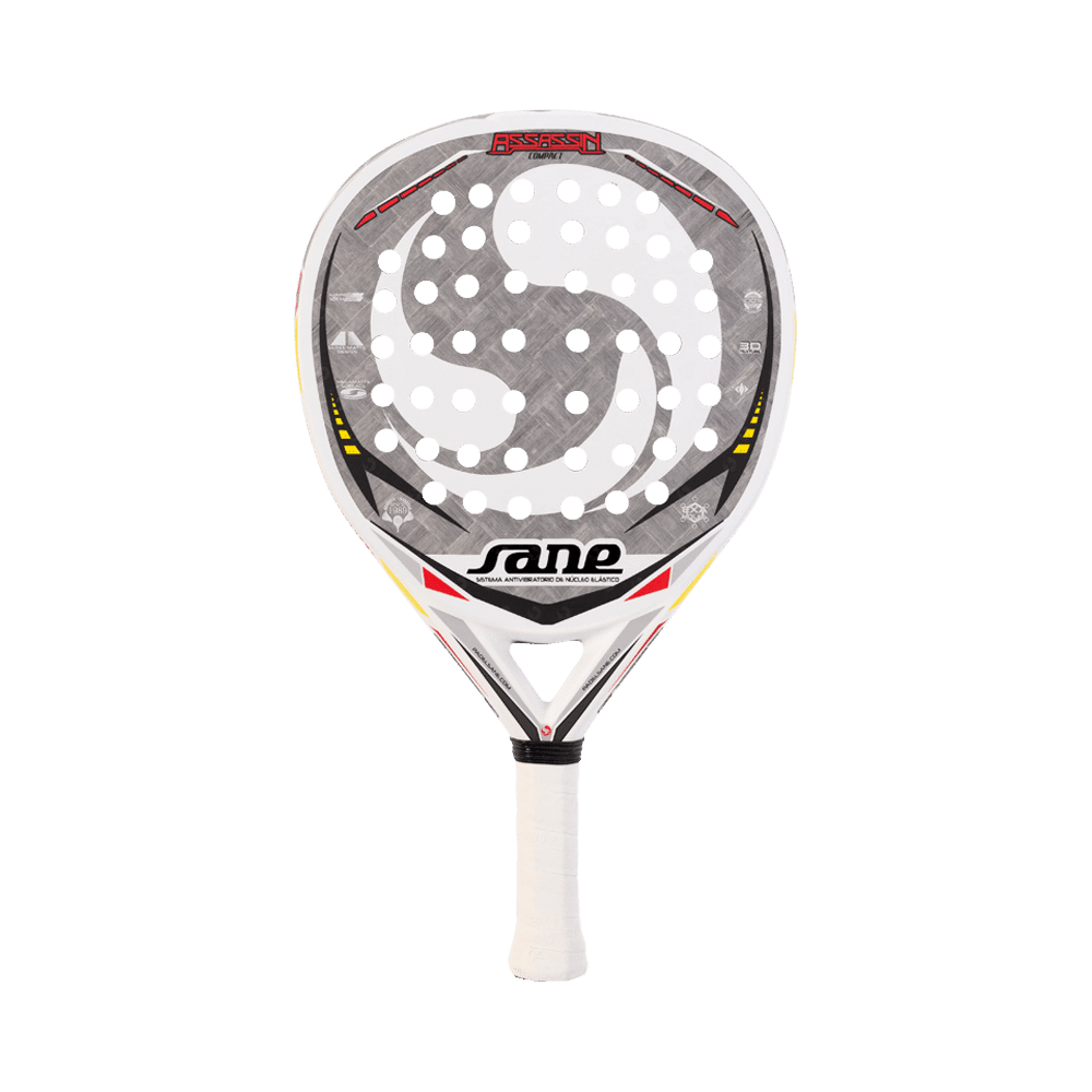 Sane Assassin Compact 3D 2021 är ett padelracket av högsta kvalité med fokus på fart och kraft i spelet.