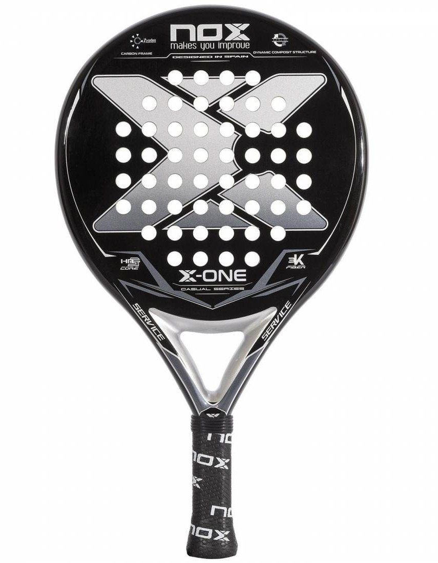NOX X-One 2021 är ett optimalt instegsracket med en rund form och låg balans. Ett billigt padelracket för den med lite tajtare budget.