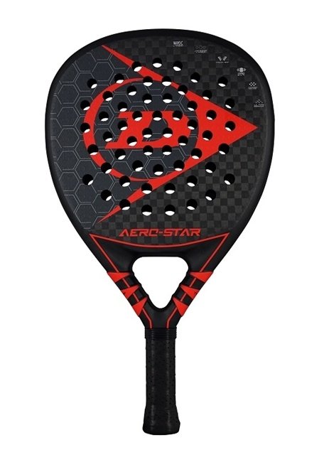 Dunlop Aero-Star 2021 är ett padelracket med hybridform och medelbalans. Erbjuder fart och kontroll i en skön mix.