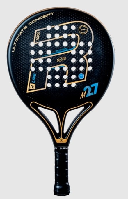 Royal Padel M27 R-Line Fury 2021 är ett runt och kraftfullt racket byggt med förstklassiga material. Mix av både kontroll och fart.