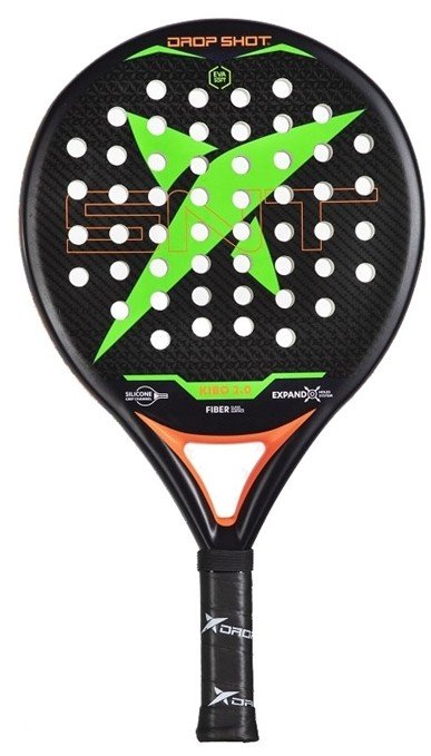 Drop Shot Kibo 2.0 är ett runt och lättspelat padelracket för nybörjare och motionärer. Billigt, prisvärt och enkelt att använda.