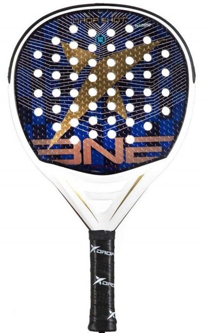 Drop Shot Legend 2.0 är en populär modell tack vare sin runda form och relativt hårda uppbyggnad. Lätt att sätta fart på bollen samtidigt som det går att vinkla och placera bollarna utmärkt.