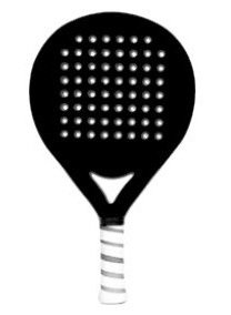 Ett rundformat padelracket, dessa är generellt enklast att spela padel med då den optimala träffytan, sweet spoten, är störst på dessa. Det innebär färre felträffar och bättre kontroll. Erbjuder oftast inte lika mycket fart i slagen. Lämplig form för nybörjare och medelspelare.