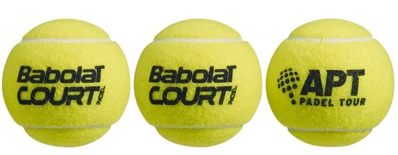 Babolat Padel Court Padelbollar erbjuder lång hållbarhet och en trevlig spelupplevelse. Används dessutom på APT Padel Tour. En av de bästa bollarna 2022 för padel.