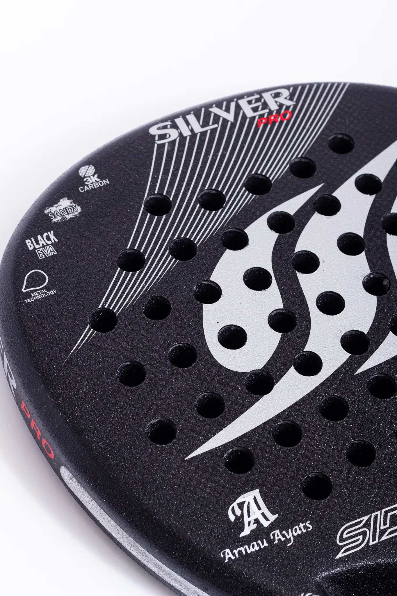 SideSpin Silver Pro 2022 recension, test, betyg. Träffytan på Silver Pro har en struktur av sandpapper.