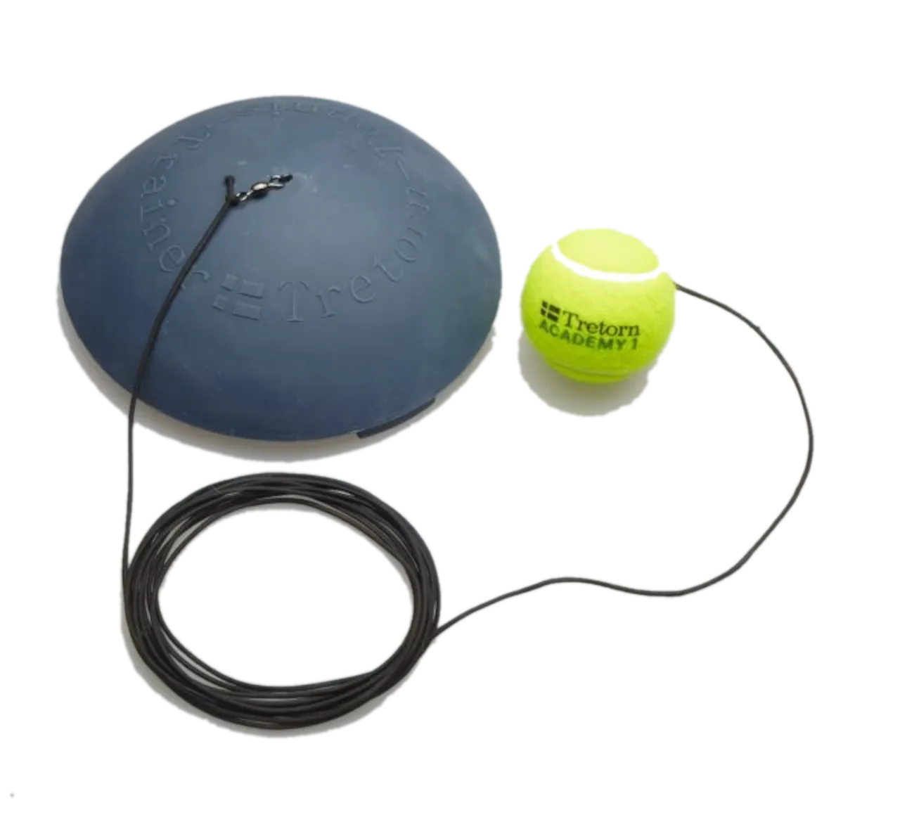Med Tretorn Padel Tennis Trainer kan en padelspelare stå och träna slag även om man bara är hemma. Bra vid nya padelracketar.