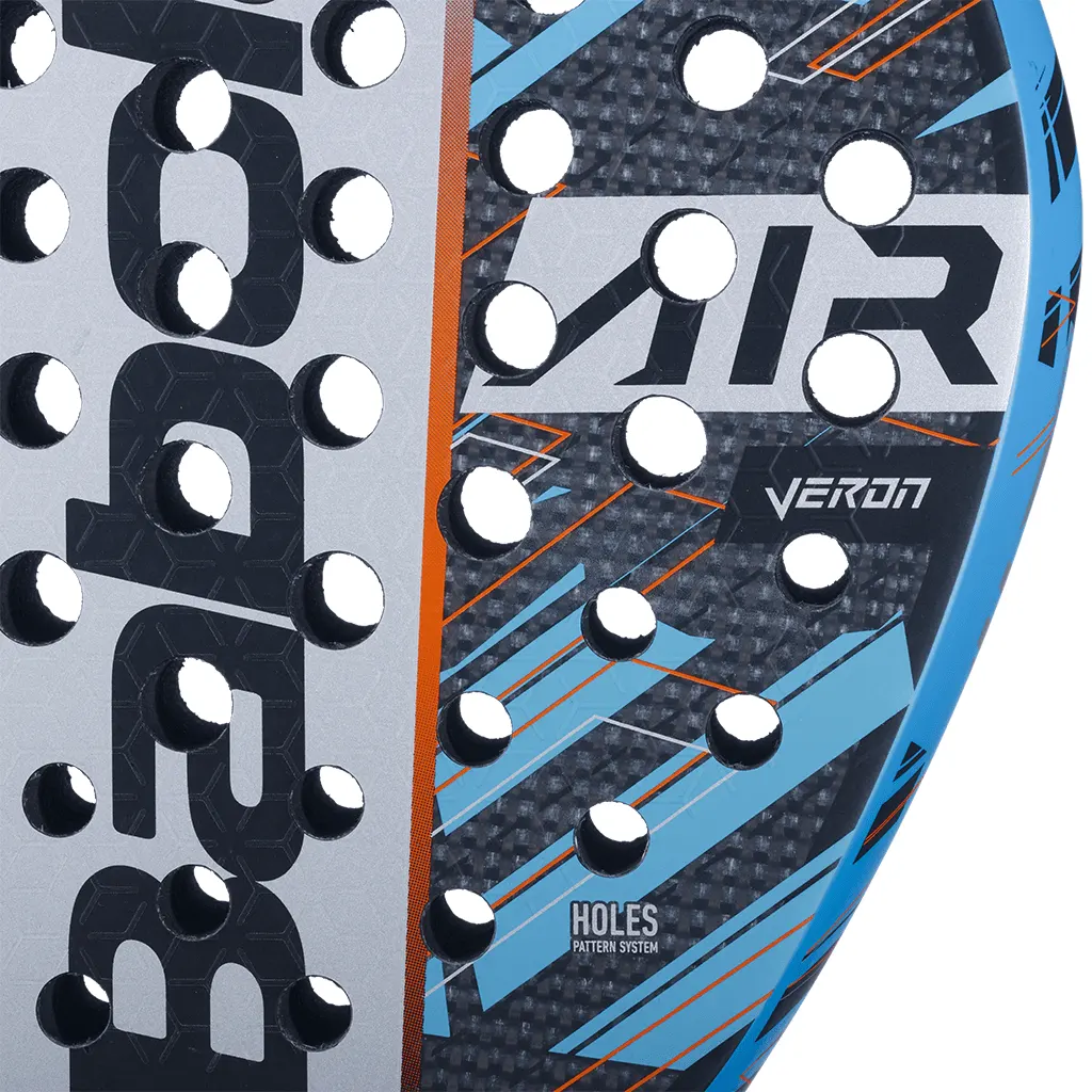 Närbild på padelracket Babolat Veron Air 2023.
