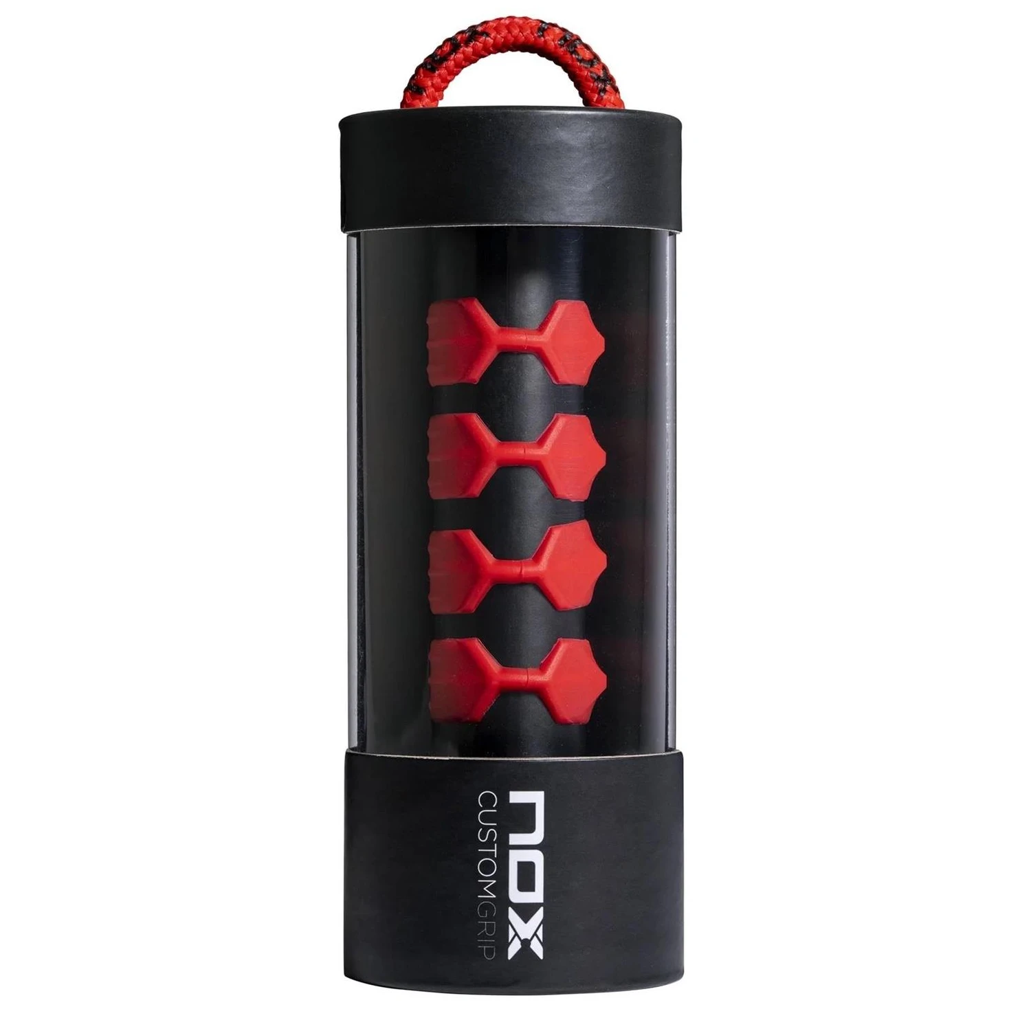 NOX Custom Grip är en vibrationsdämpande grepplinda som förbättrar ditt padel grepp. Skona armbågen och få en skönare komfort i alla slag.