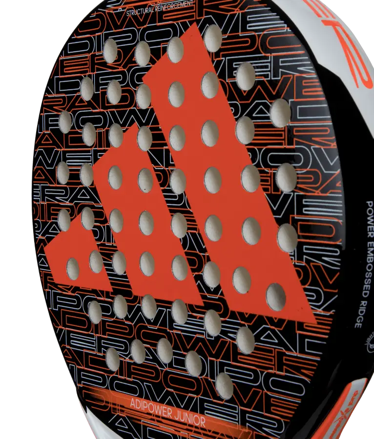 Adidas Adipower Junior 3.3 2024 närbild på slagytan.