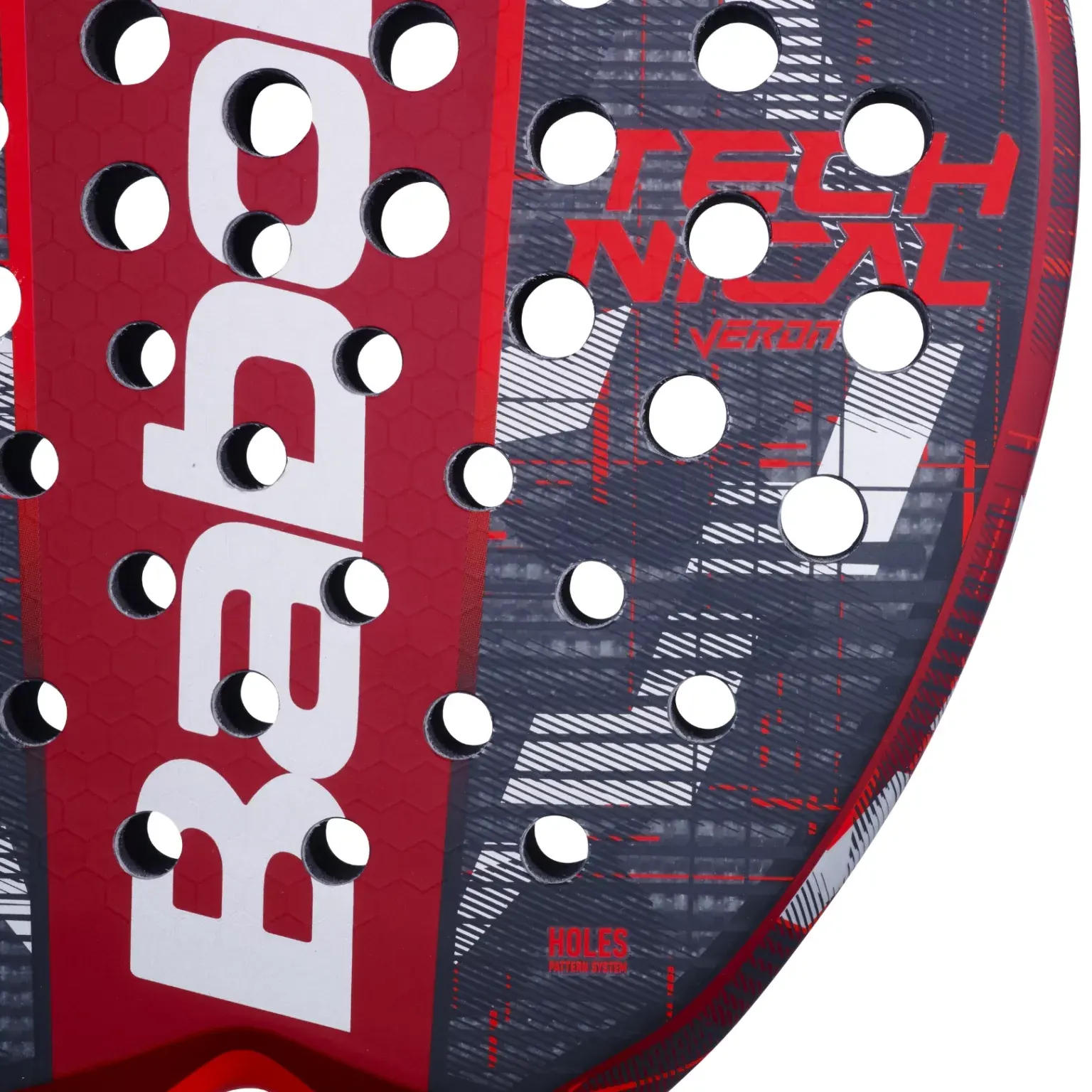 Babolat Technical Veron Juan Lebron 2024 närbild på padelracket.