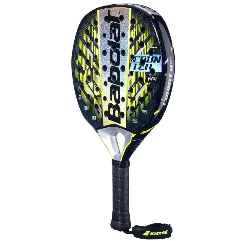 Babolat Counter Viper 2025 är ett bäst i test kontrollracket inom padel. Det är en perfekt modell för spelaren som gillar att ligga på defensiven och kontra.