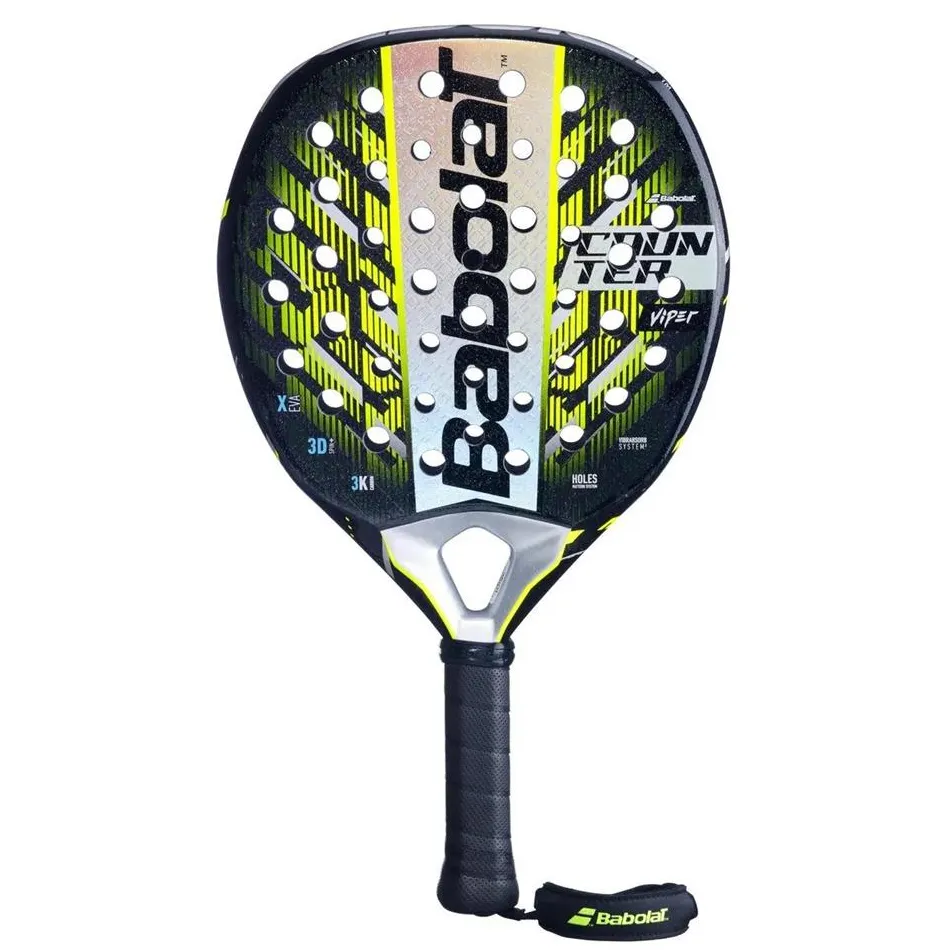 Babolat Viper Counter 2025 är ett av de bästa kontroll padelracken. Tack vare den höga balansen finns fina möjligheter att kontra och smälla på också.