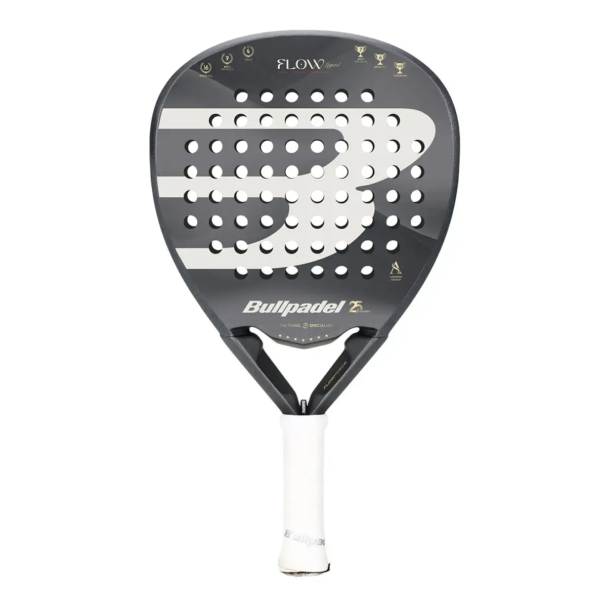 Bullpadel Flow Legend 2026 är Ale Salazars val av racket.
