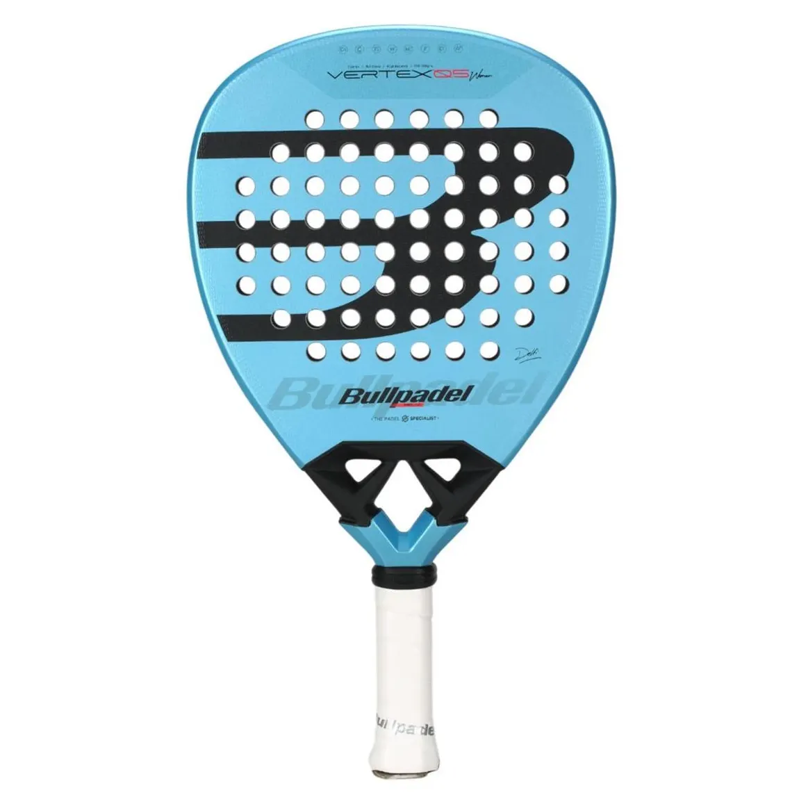 Bullpadel Vertex 05 W 2026 är ett utmärkt val av padelracket vid padelarmbåge. Med en mjukare uppbyggnad och lägre vikt blir den snällare mot armen.