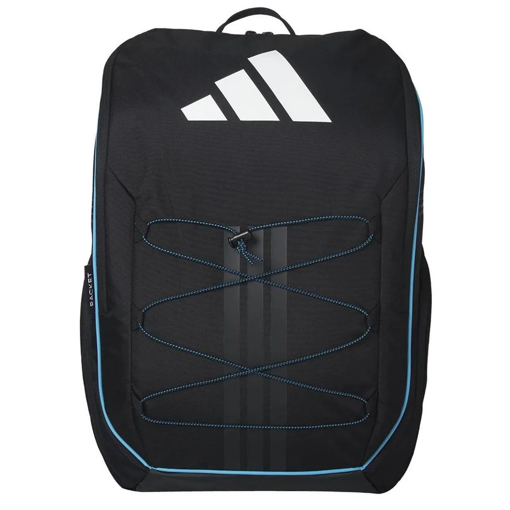 Adidas Pro Tour 3.4 Backpack tar sig högt upp i vårt test av bästa padelryggsäck 2026. Den utmärker sig med hög kvalité på materialet och många bra fickor. Dessutom bekväm att bära med sig.