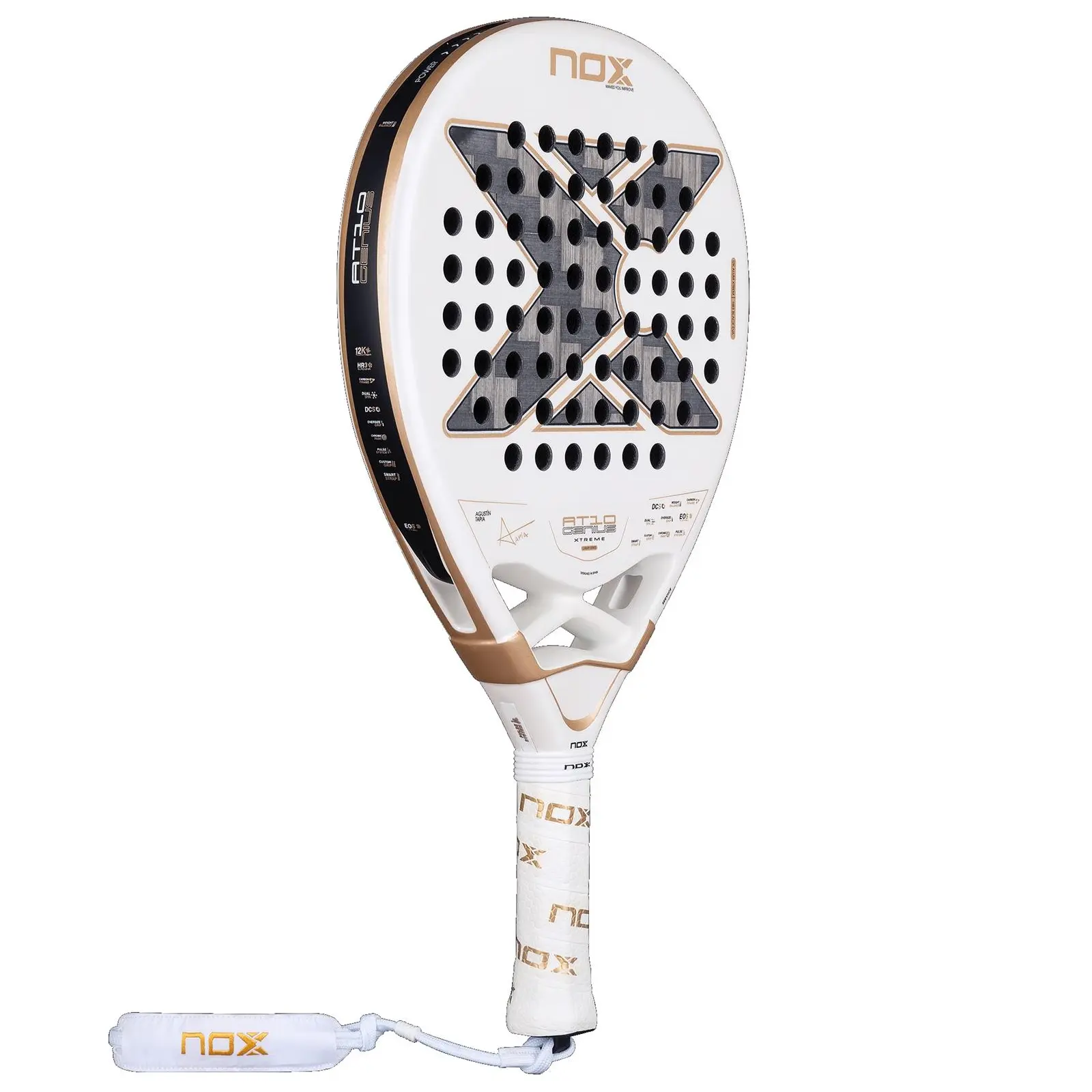Nox AT10 Luxury Genius 12K Alum Xtrem 2026 är ett suveränt val av herr padelracket.