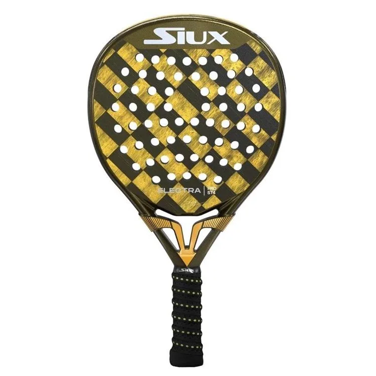Siux Electra ST4 Stupa Pro kan klassa som bästa padelracket med räfflad yta. Det är en påkostad modell som även stjärnan Stupa använder.