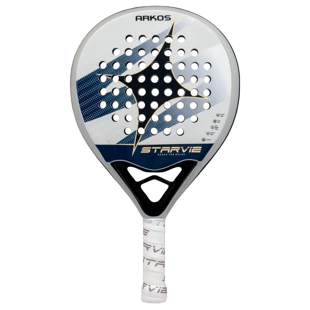 Starvie Arkos 2026 tar sig högt upp i vårt budget padelracket bäst i test. Den har mycket kontroll och en behaglig bollträff.